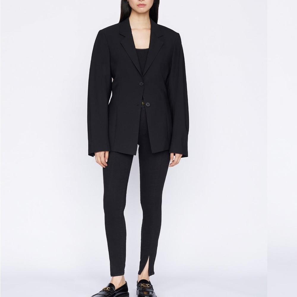 FRAME Le High Skinny Front Split